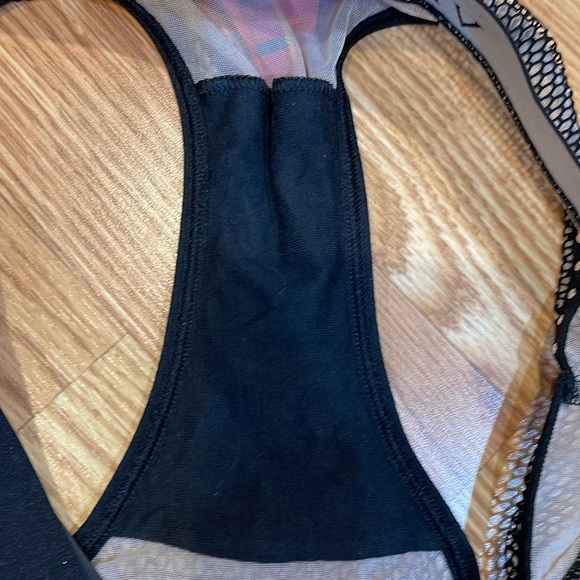 Balmain X Victoria’s Secret Plaid Fishnet Panty NWT